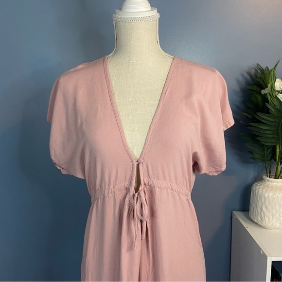 Beach Road Tulum Pink Maxi Length Swim Cover Up - Picture 4 of 8